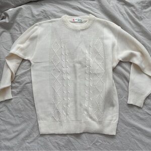 Vintage Y2K  Cream white Sweater
